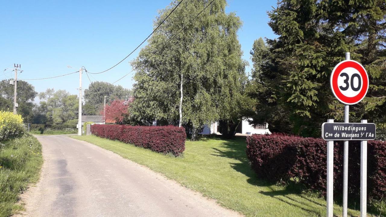 Studio Du Gite Wavrans-sur-l'Aa Bagian luar foto
